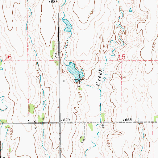Topographic Map of Blackstone Dam, NE