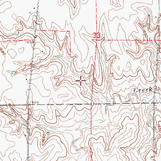 Topographic Map of Biltoft Reservoir, NE