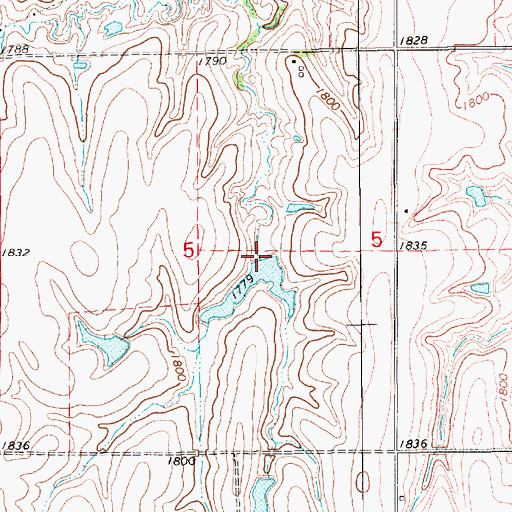 Topographic Map of Thayer Dam, NE