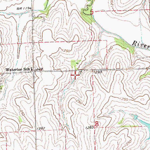 Topographic Map of Mohr Dam, NE