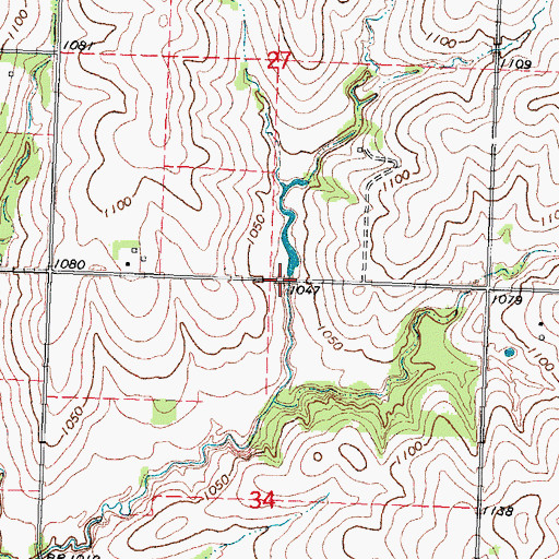 Topographic Map of Demey Dam, NE