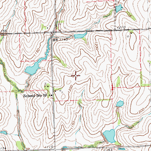 Topographic Map of Janeke Reservoir, NE