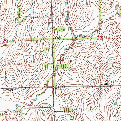 Topographic Map of Kucera Dam, NE