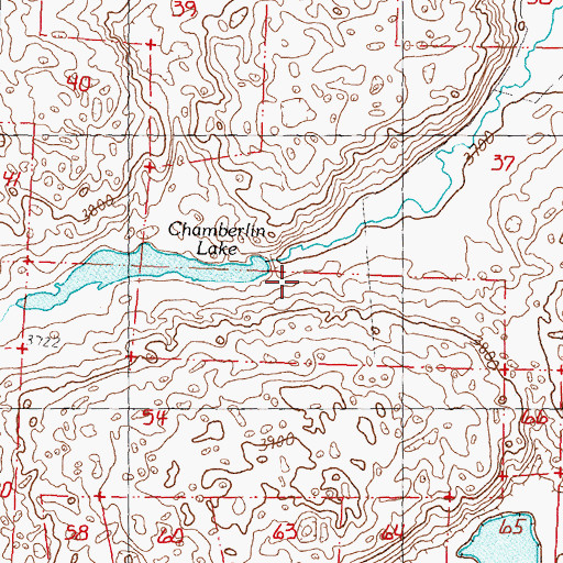 Topographic Map of Gordon Valley Dam, NE