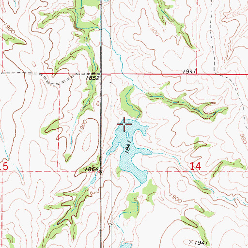 Topographic Map of Sindt Dam, NE
