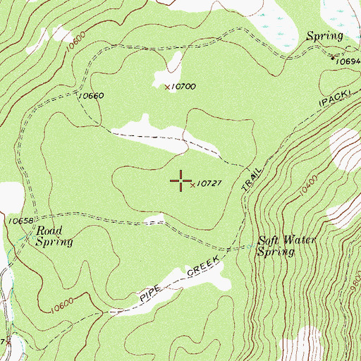 Topographic Map of Taylor Mesa, CO