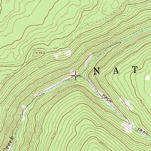 Topographic Map of Spring Creek, CO