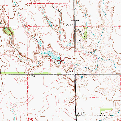 Topographic Map of Warp Dam, NE