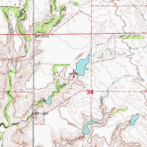 Topographic Map of Richardson Dam, NE