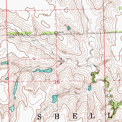 Topographic Map of Goedeken Reservoir, NE