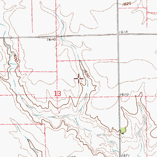 Topographic Map of Lippitt Dam, NE