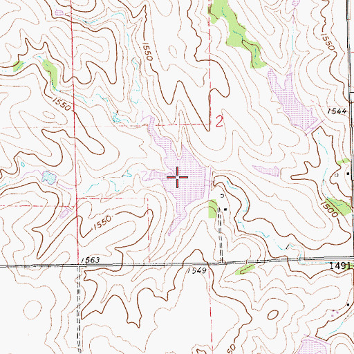 Topographic Map of Bowman-Spring Branch Reservoir 3, NE
