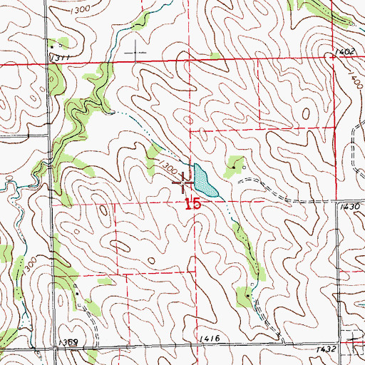 Topographic Map of Curry Dam, NE