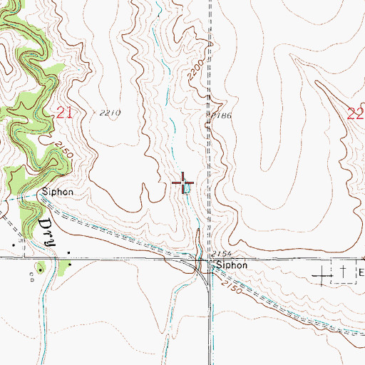 Topographic Map of Paine Reservoir, NE