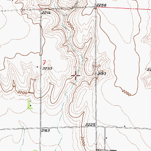 Topographic Map of Van Cleave Reservoir, NE