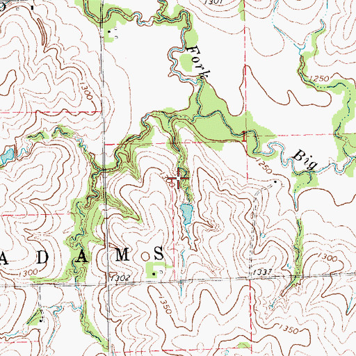 Topographic Map of Big Nemaha Dam G-15, NE