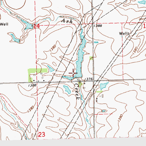 Topographic Map of Snyder Dam, NE