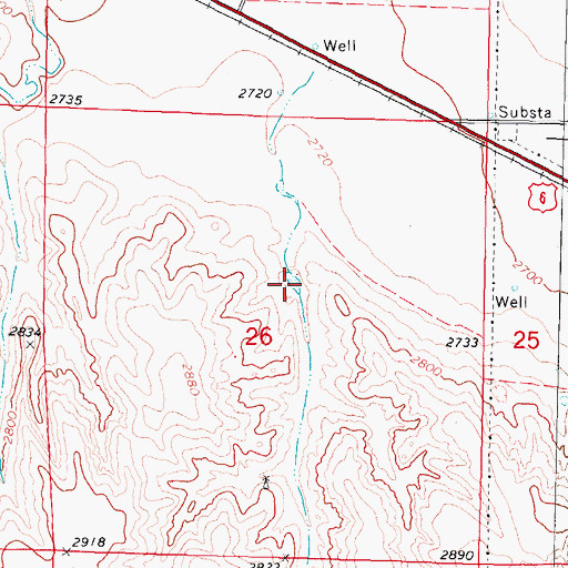 Topographic Map of Krotter-Schlager Reservoir, NE