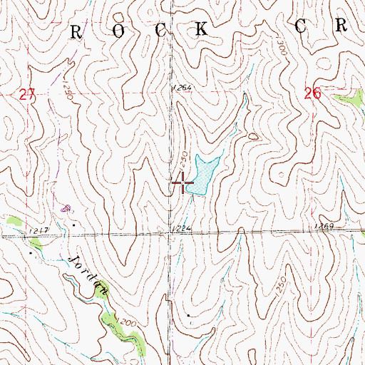 Topographic Map of Snyder Dam, NE