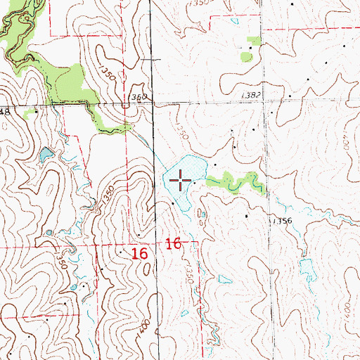 Topographic Map of Salt Creek Reservoir 5-A, NE