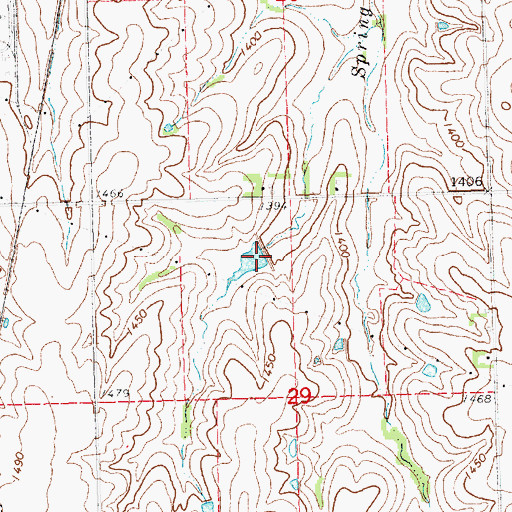 Topographic Map of Salt Creek Dam 6-4, NE