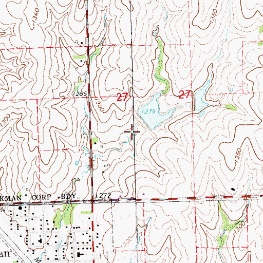 Topographic Map of Salt Creek Dam 35-A, NE