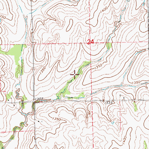 Topographic Map of Upper Big Nemaha Dam L-10, NE