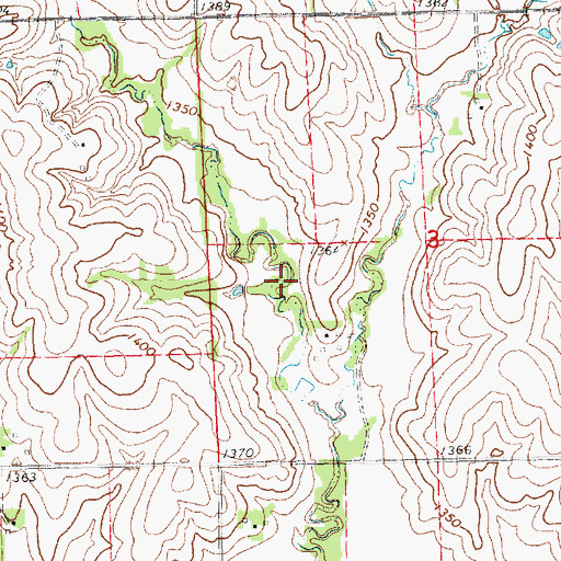 Topographic Map of Salt Creek Dam 25-A, NE