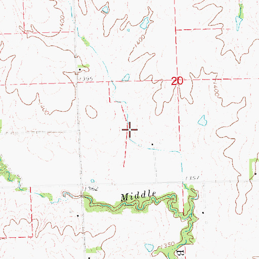 Topographic Map of Upper Big Nemaha Dam 13-A, NE