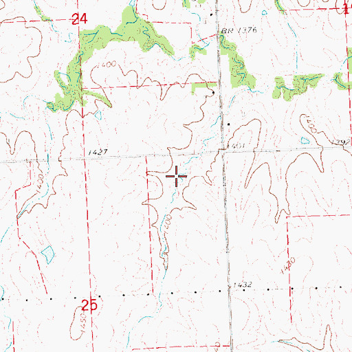 Topographic Map of Upper Big Nemaha Dam 14-C, NE