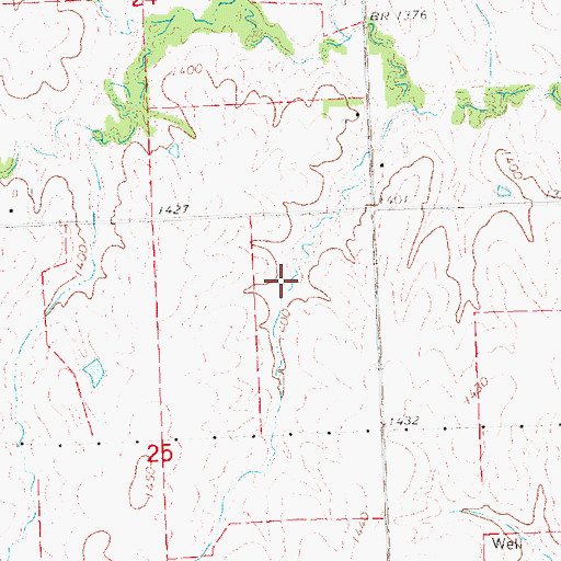Topographic Map of Upper Big Nemaha Reservoir 14-C, NE