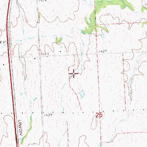 Topographic Map of Upper Big Nemaha Dam 15-B, NE