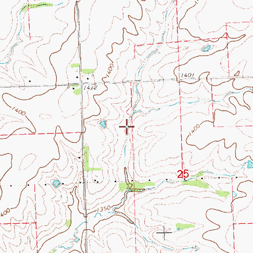Topographic Map of Big Nemaha Reservoir 6-4, NE
