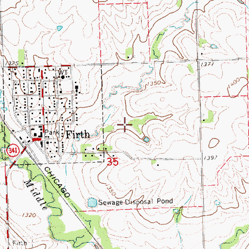 Topographic Map of Big Nemaha Reservoir 11-A, NE