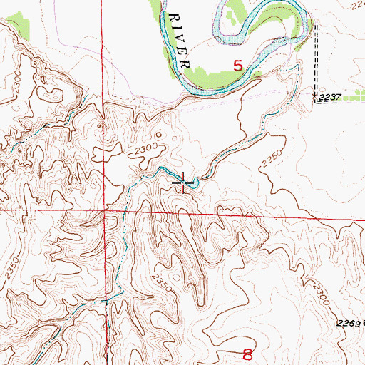 Topographic Map of Arrasmith Reservoir, NE