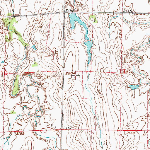 Topographic Map of Gunst Dam, NE