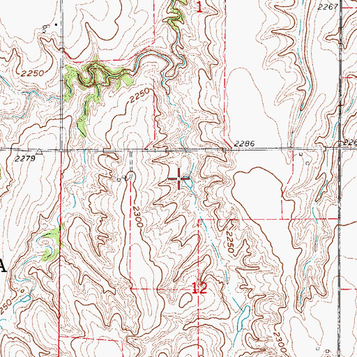 Topographic Map of Jacobson Dam, NE