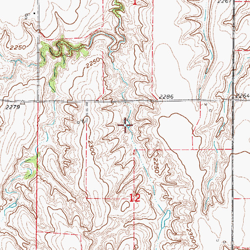 Topographic Map of Jacobson Reservoir, NE