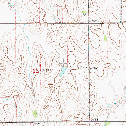 Topographic Map of Skochdopole Reservoir, NE