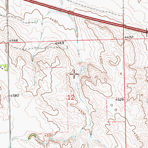 Topographic Map of Jung Reservoir, NE