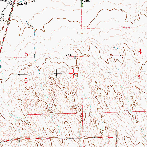 Topographic Map of Ruther Dam, NE