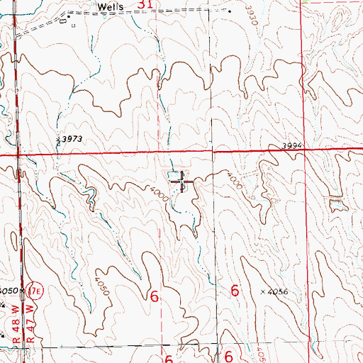 Topographic Map of Odaniel Dam, NE