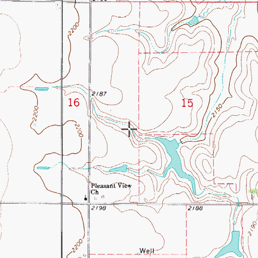 Topographic Map of Adam Dam, NE