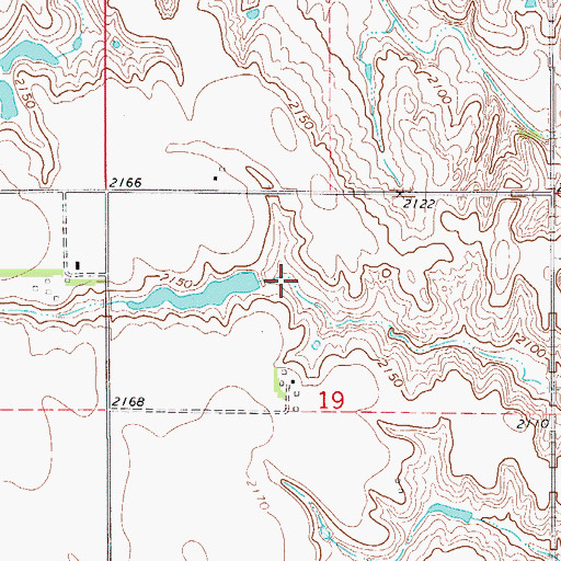 Topographic Map of Frerichs Dam, NE