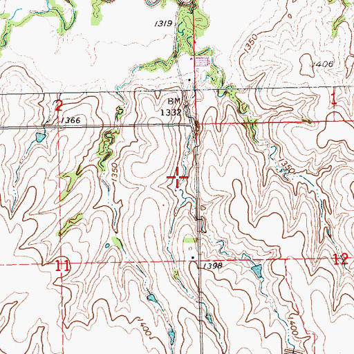 Topographic Map of Cub Creek Dam G-7, NE
