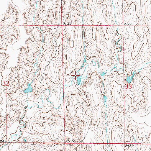 Topographic Map of Ott Dam, NE