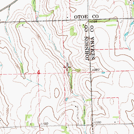Topographic Map of Spring Creek Reservoir 2-3, NE