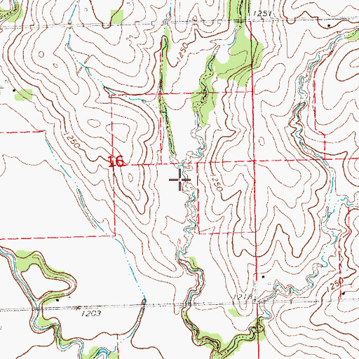 Topographic Map of Upper Big Nemaha Dam 2-A, NE