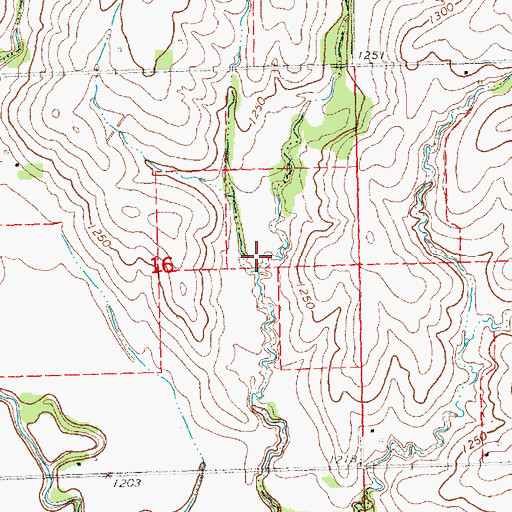Topographic Map of Upper Big Nemaha Reservoir 2-A, NE