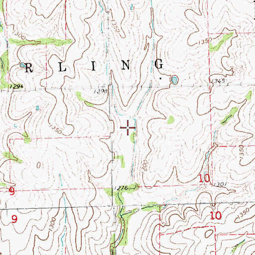 Topographic Map of Upper Big Nemaha Dam J-42, NE